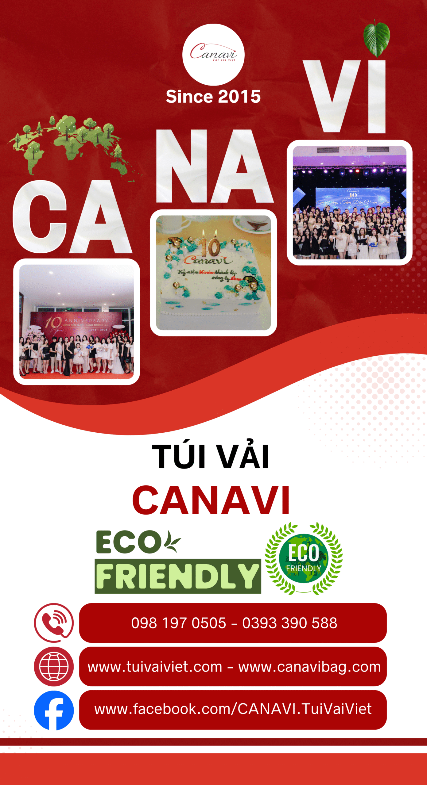 giới thiệu công ty túi vải Canavi