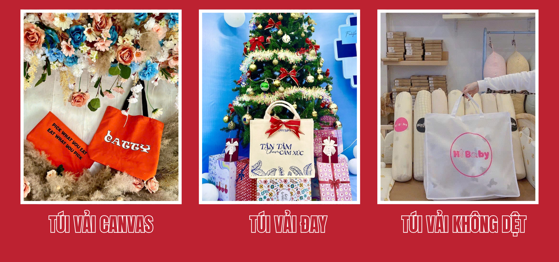 Sản phẩm túi vải đay, túi vải bố canvas, túi vải không dệt