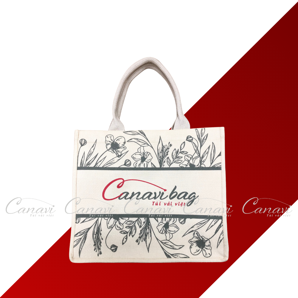 túi vải đay linen in logo