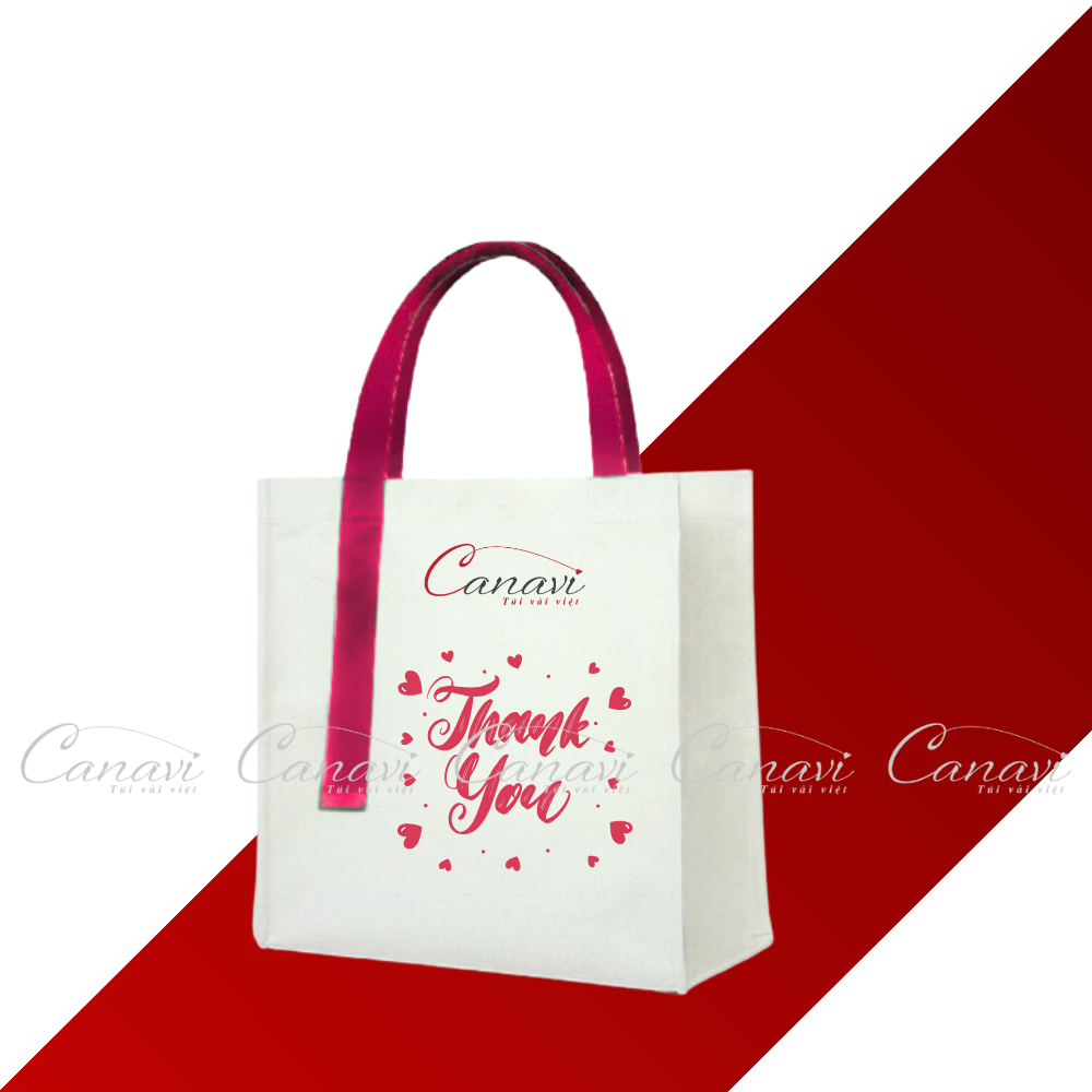 túi vải đay in logo hình hộp